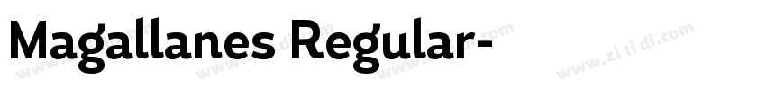 Magallanes Regular字体转换